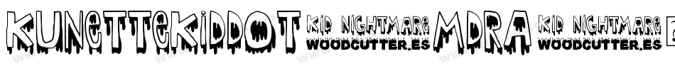 KunetteKidDot-mdra字体转换