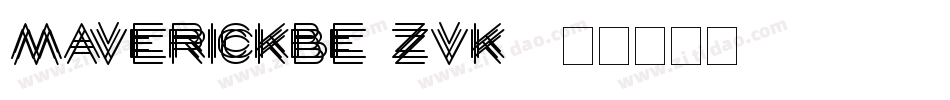 MaverickBe-ZVK3字体转换