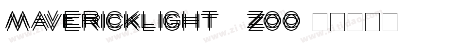 MaverickLight-2zoo字体转换