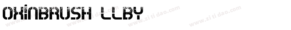 OxinBrush-llBy字体转换
