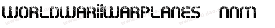 WorldWarIiWarplanes2-nnm4字体转换
