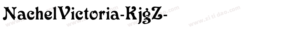 NachelVictoria-KjgZ字体转换