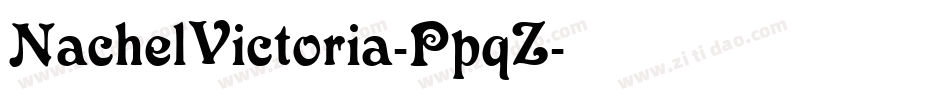 NachelVictoria-PpqZ字体转换