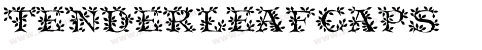 TenderleafCaps字体转换
