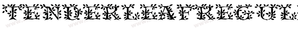 TenderleafRegular-PKzg字体转换