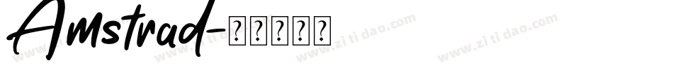 Amstrad字体转换