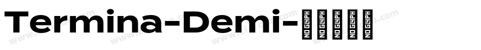 Termina-Demi字体转换