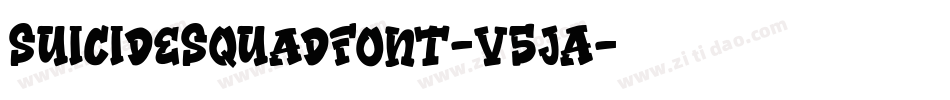 SuicideSquadFont-v5jA字体转换