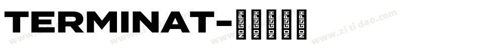 TERMINAT字体转换