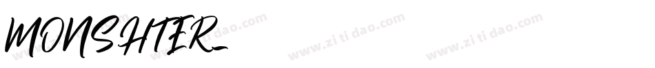 MONSHTER字体转换