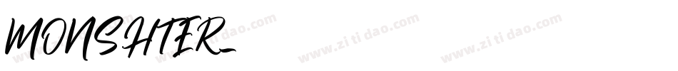 MONSHTER字体转换