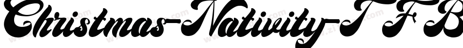 Christmas-Nativity-TFB-1字体转换