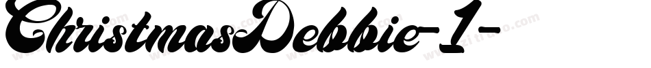 ChristmasDebbie-1字体转换
