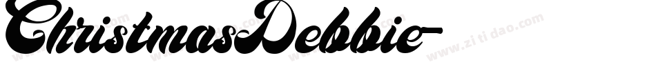 ChristmasDebbie字体转换