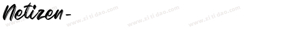 Netizen字体转换