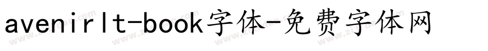 avenirlt-book字体字体转换