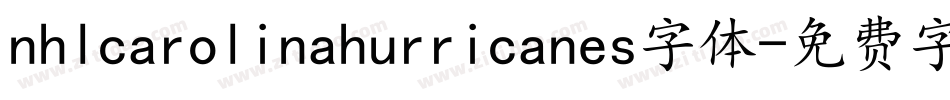 nhlcarolinahurricanes字体字体转换