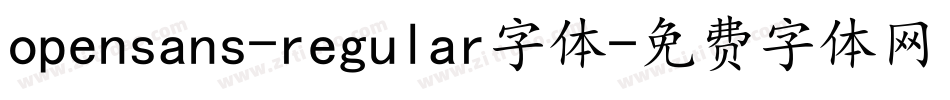 opensans-regular字体字体转换