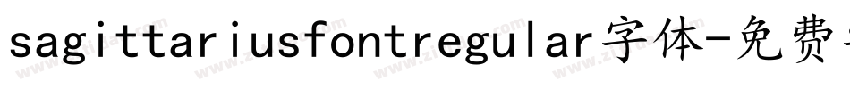 sagittariusfontregular字体字体转换