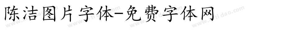 陈洁图片字体字体转换