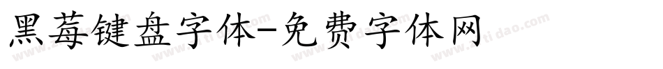 黑莓键盘字体字体转换