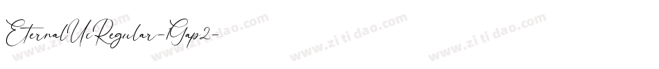 EternalUiRegular-1Gap2字体转换