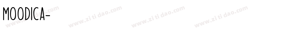 Moodica字体转换