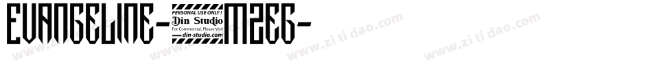 Evangeline-8MZeg字体转换