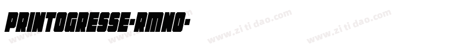 PrintOgresse-rMnO字体转换