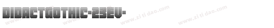Didactgothic-23ev字体转换