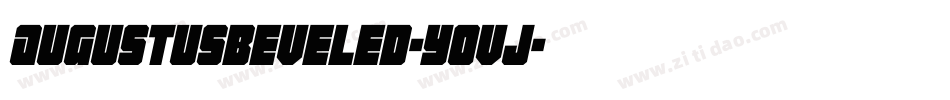 Augustusbeveled-YOvj字体转换