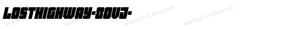 LostHighway-8OvJ字体转换