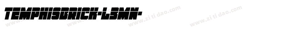 TemphisBrick-L3mn字体转换