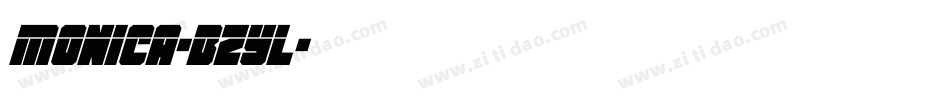 Monica-BZyl字体转换