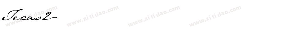 Texas2字体转换