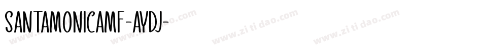 Santamonicamf-ayDJ字体转换