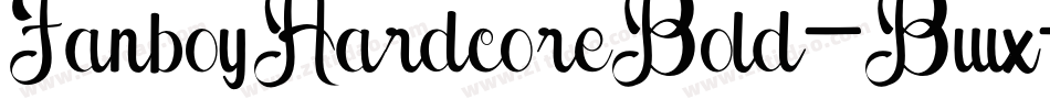 FanboyHardcoreBold-Bwx字体转换