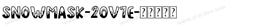 SnowMask-2Ov7e字体转换