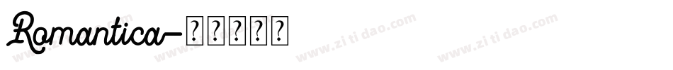 Romantica字体转换