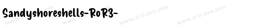 Sandyshoreshells-RoR3字体转换