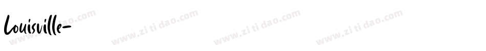 Louisville字体转换