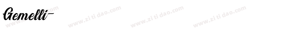 Gemelli字体转换
