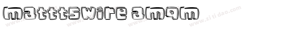 MatttsWire-AmqM字体转换