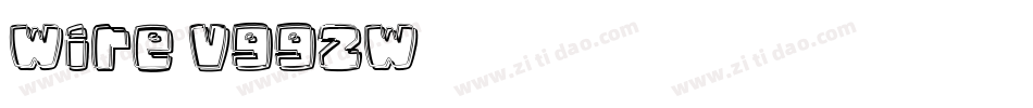 Wire-VGGzw字体转换