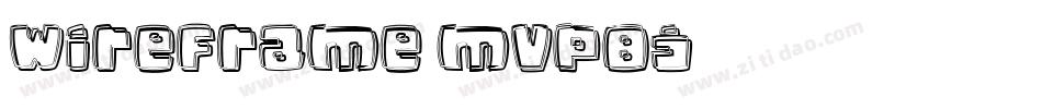 Wireframe-MVp8J字体转换