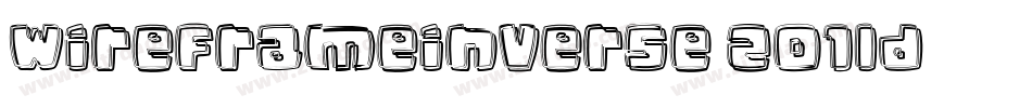 WireframeInverse-2O1ld字体转换