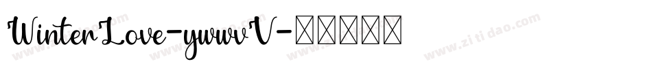 WinterLove-ywwvV字体转换