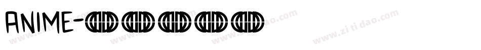 Anime字体转换