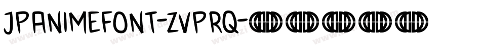 JpAnimeFont-ZVpRq字体转换