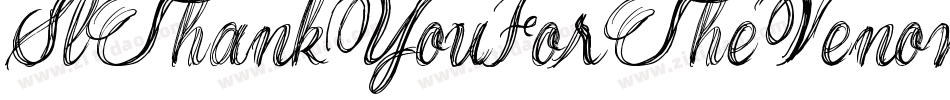 SlThankYouForTheVenom-vmjA字体转换